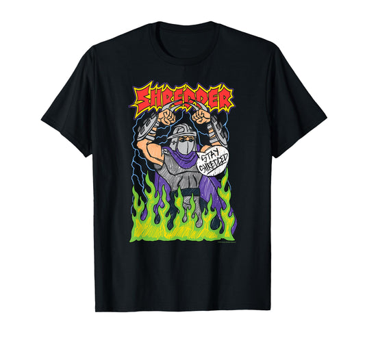 Teenage Mutant Ninja Turtles Stay Shredded Vintage Shredder T-Shirt
