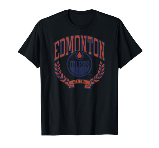 Edmonton Oilers Vintage Victory White Officially Licensed T-Shirt