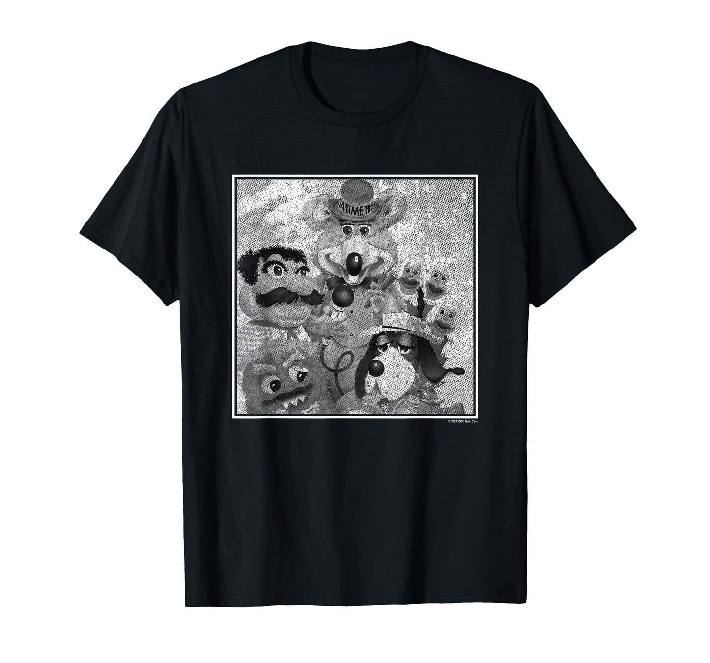 Chuck E. Cheese Group Shot Vintage Band Photo Logo T-Shirt