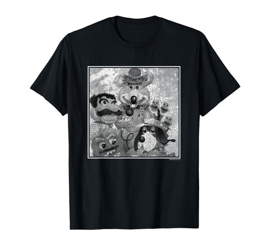 Chuck E. Cheese Group Shot Vintage Band Photo Logo T-Shirt