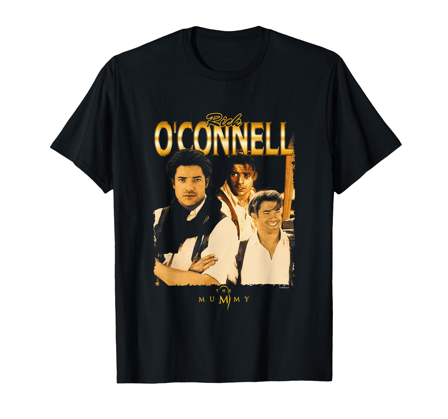 The Mummy Rick O'Connell Multi Poses Vintage Poster T-Shirt