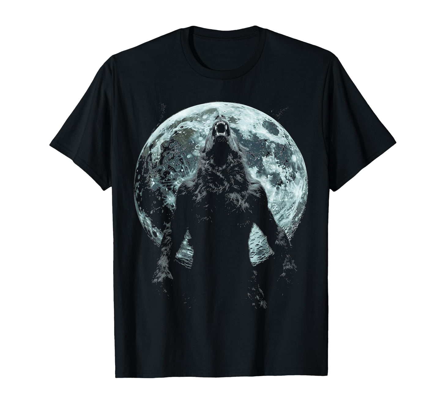 Werewolf Wolf Howling Moon Alpha Male Halloween Sigma Male T-Shirt