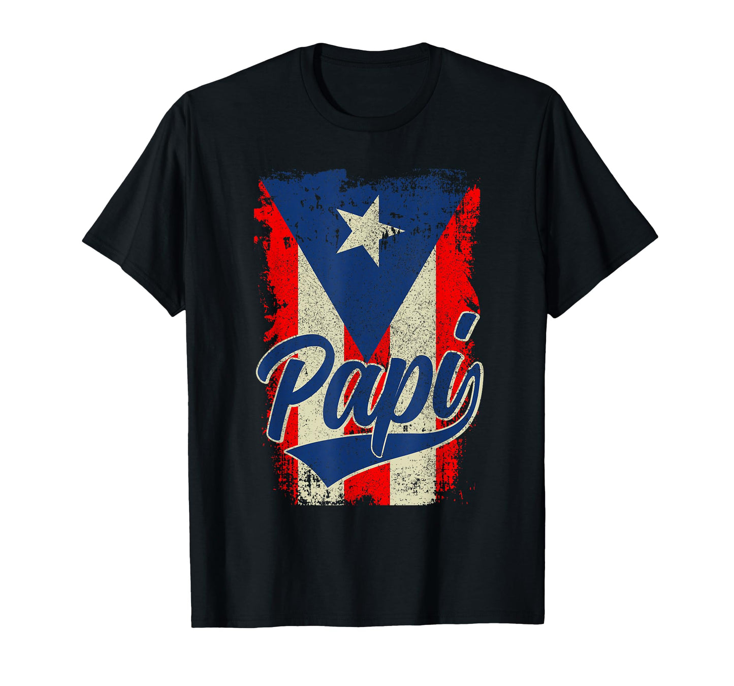 Papi Puerto Rican Dad Puerto Rico Pride Boricua Father's Day T-Shirt