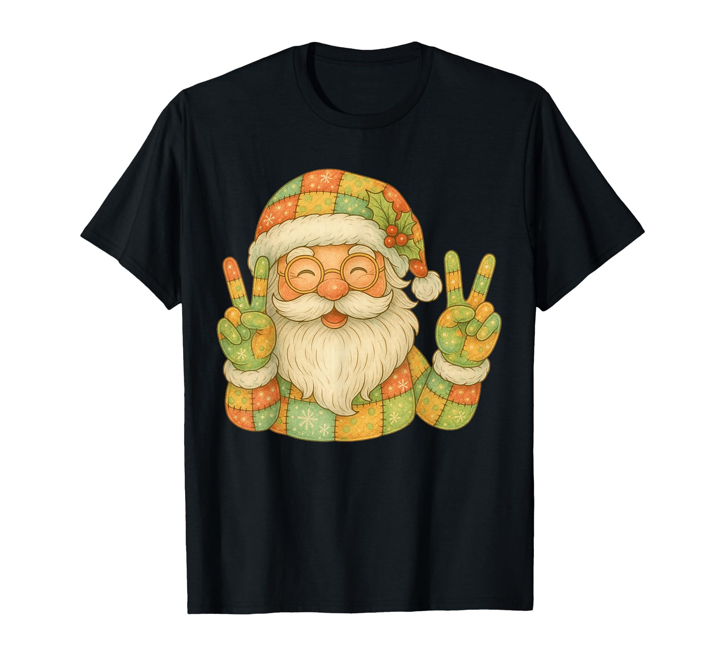 Preppy Santa Christmas Crew 2025 Funny Family Matching 2025 T-Shirt