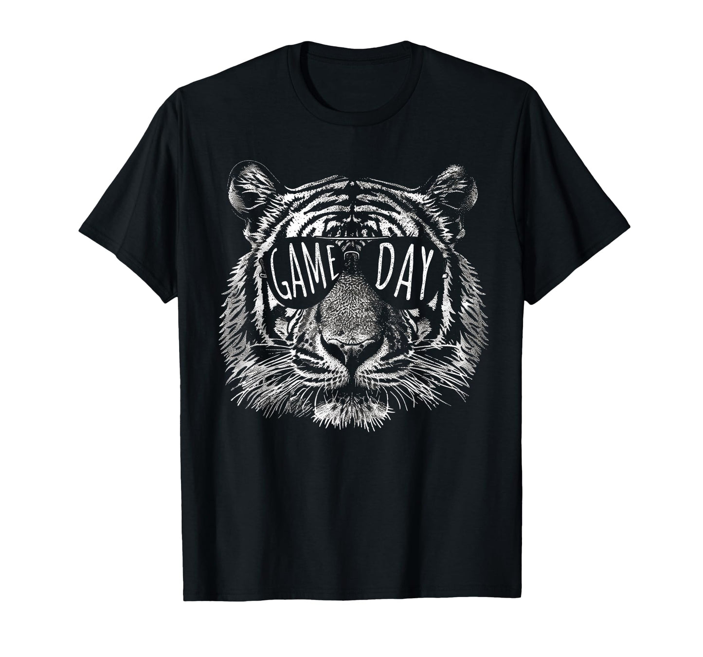 Cool Tiger Sunglasses Sports Fan Gift Game Day Fun Tiger The T-Shirt