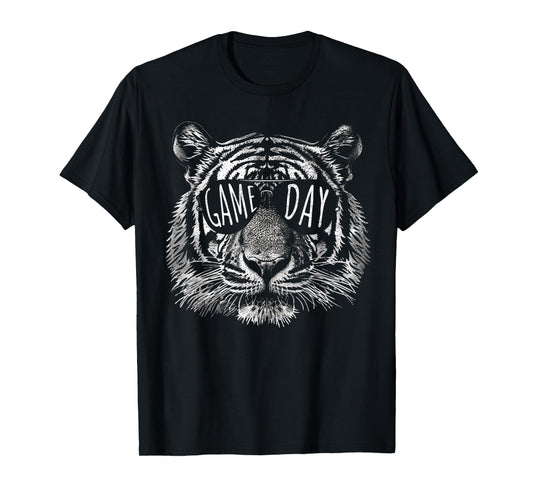 Cool Tiger Sunglasses Sports Fan Gift Game Day Fun Tiger The T-Shirt