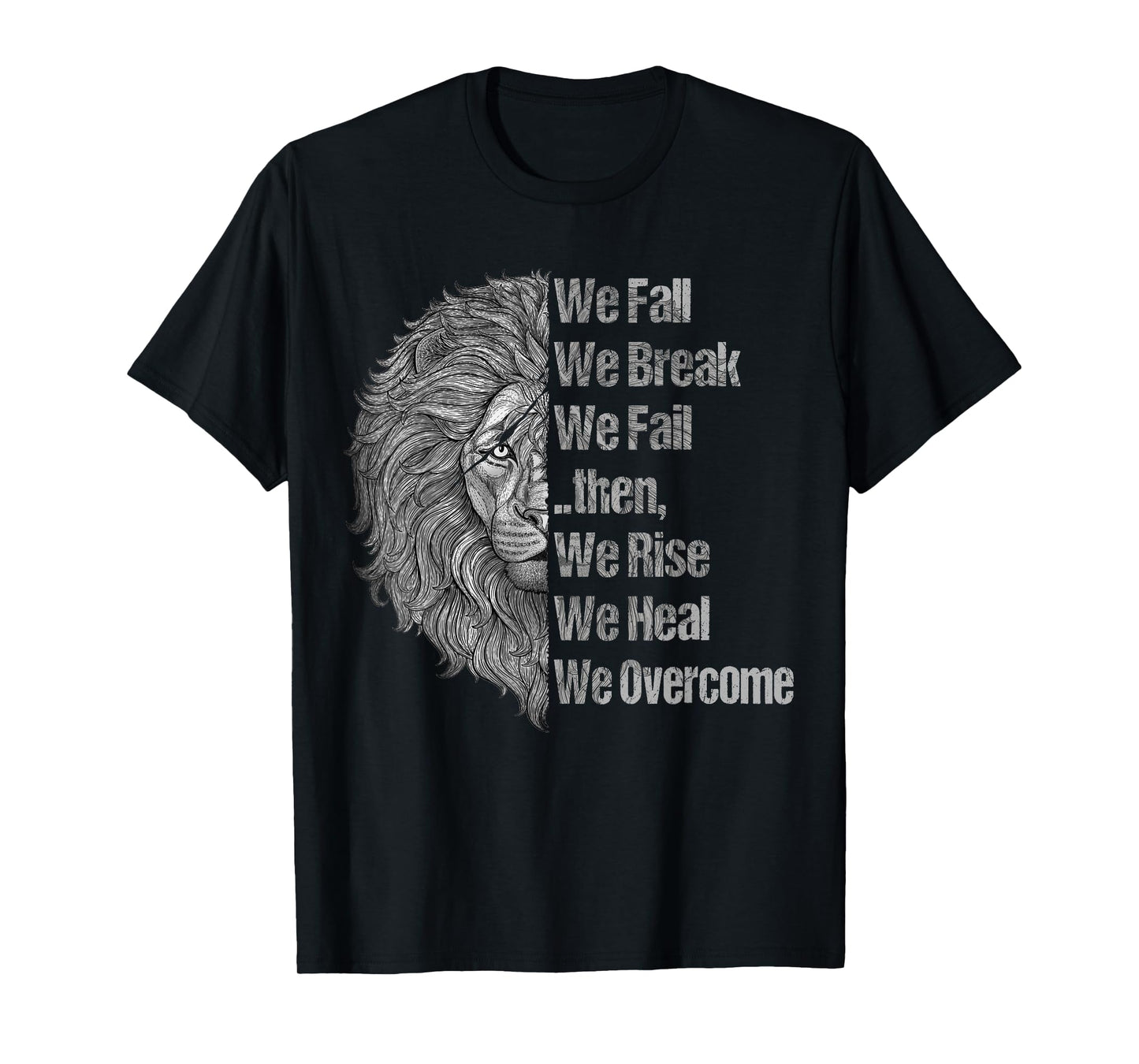 Motivation Workout Quotes Lion Mindset Training T-Shirt