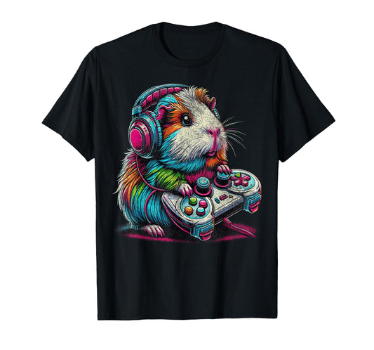 Guinea Pig Video Games Lover Guinea Pig T-Shirt