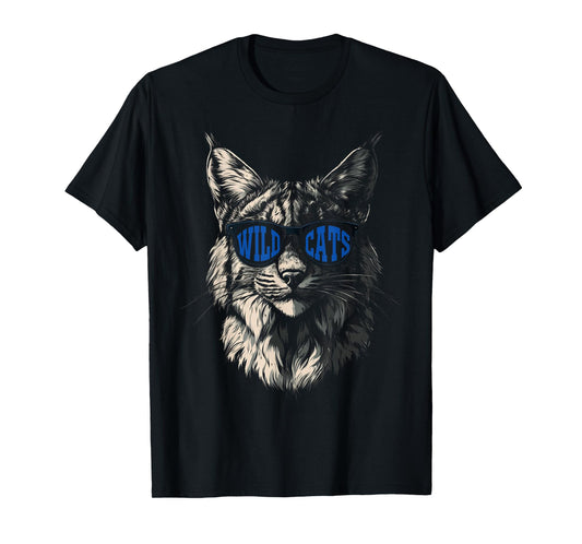 Classic Wildcats Name Styles | Cat's Lovers Animal Game Day T-Shirt