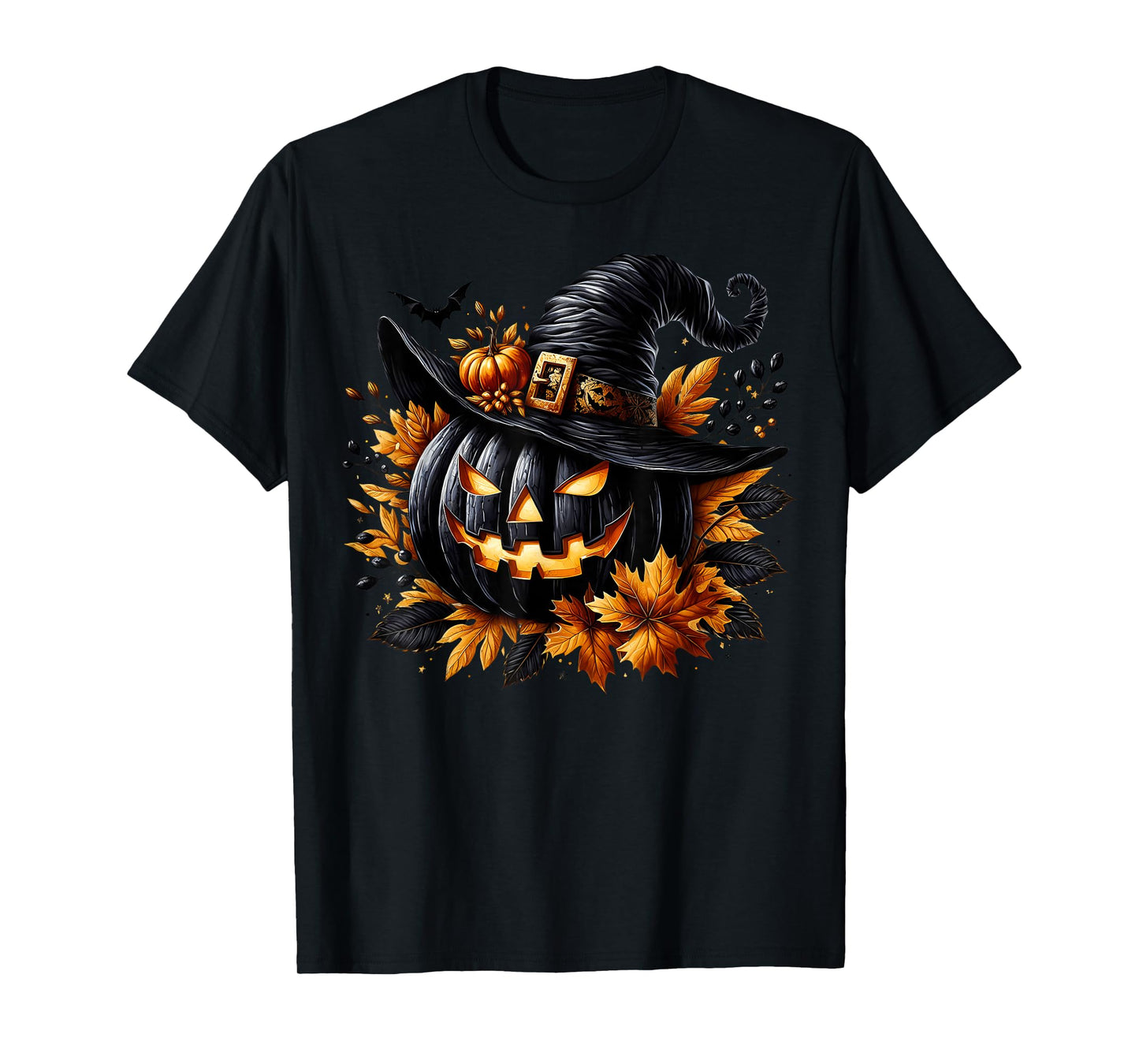Halloween Witch Pumpkin for Women Jack O Lantern for Witches T-Shirt