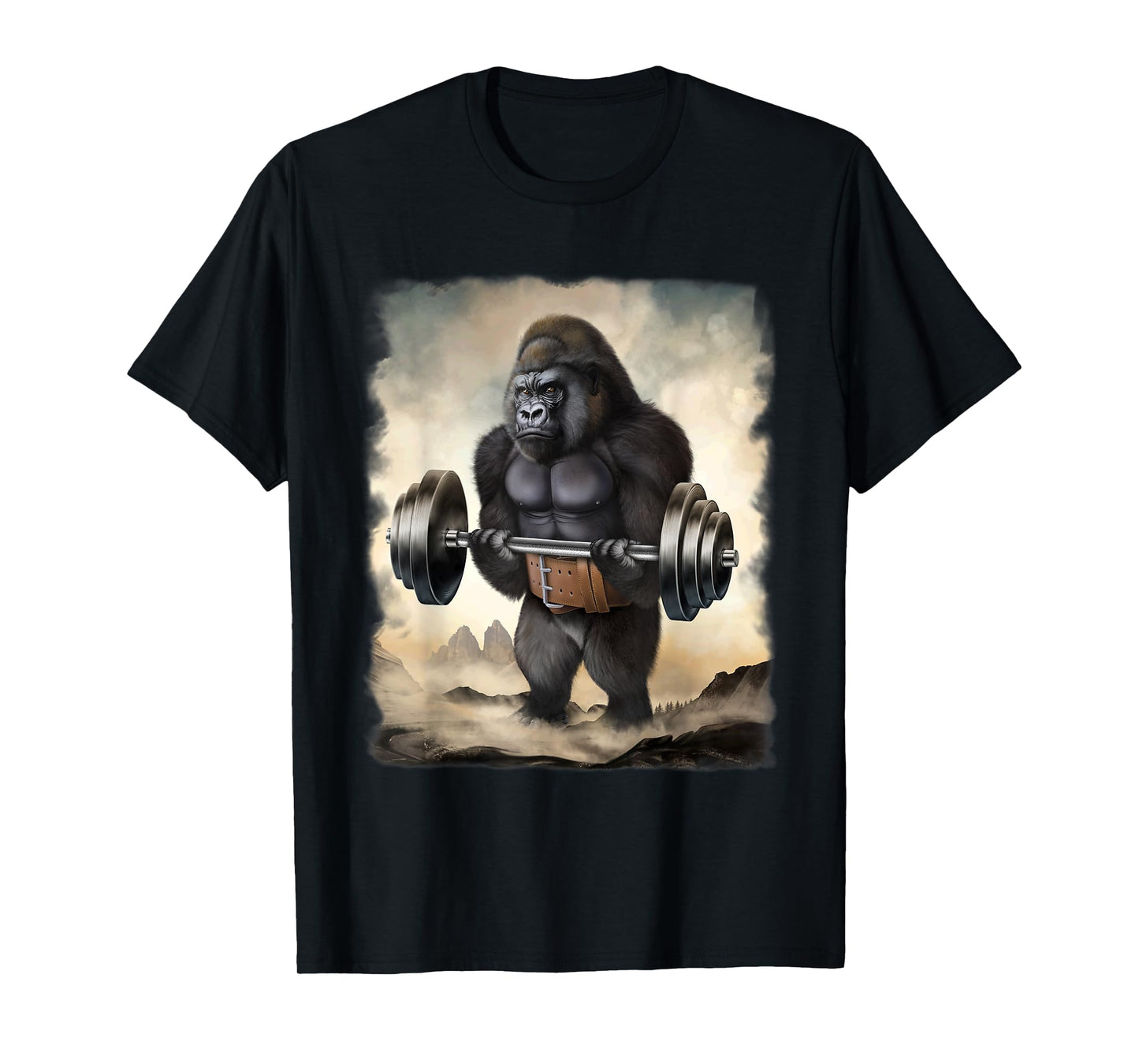 Gorilla Muscle Training Weightlifting T-Shirt