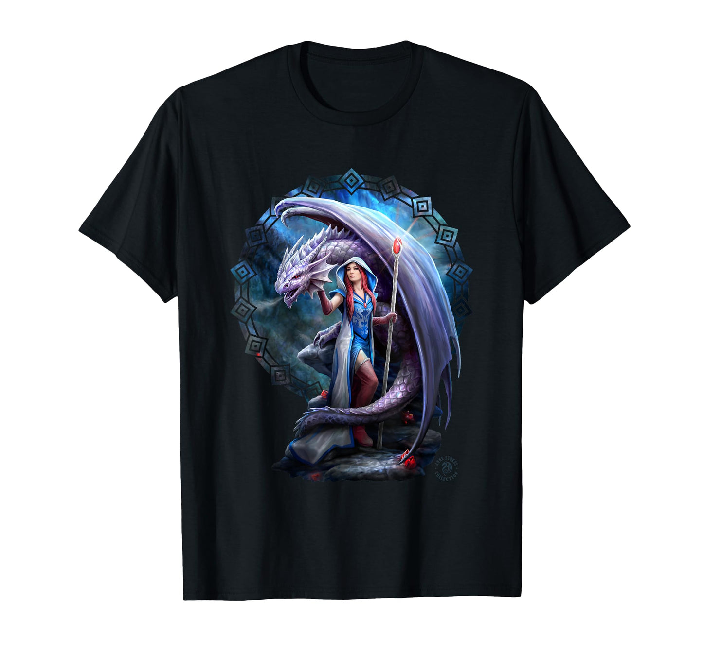 Dragon Mage Fantasy Anne Stokes Collection T-Shirt