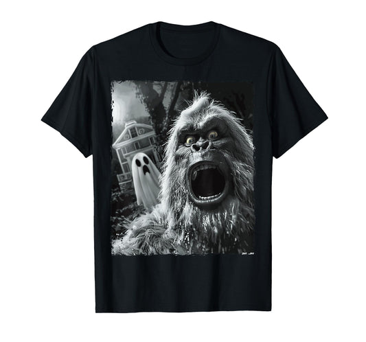 Funny Bigfoot Sasquatch Halloween T-Shirt