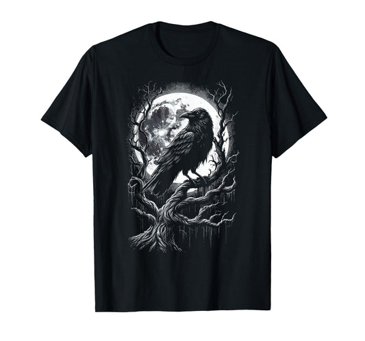 Black Crow Raven Bird T-Shirt