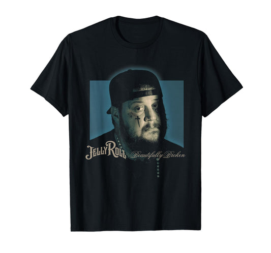 Jelly Roll - Beautifully Broken Portrait T-Shirt