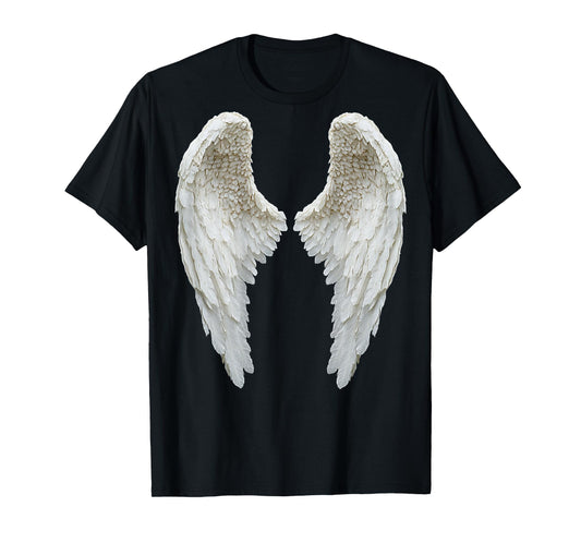 Vintage Angel Wings On Back T-Shirt