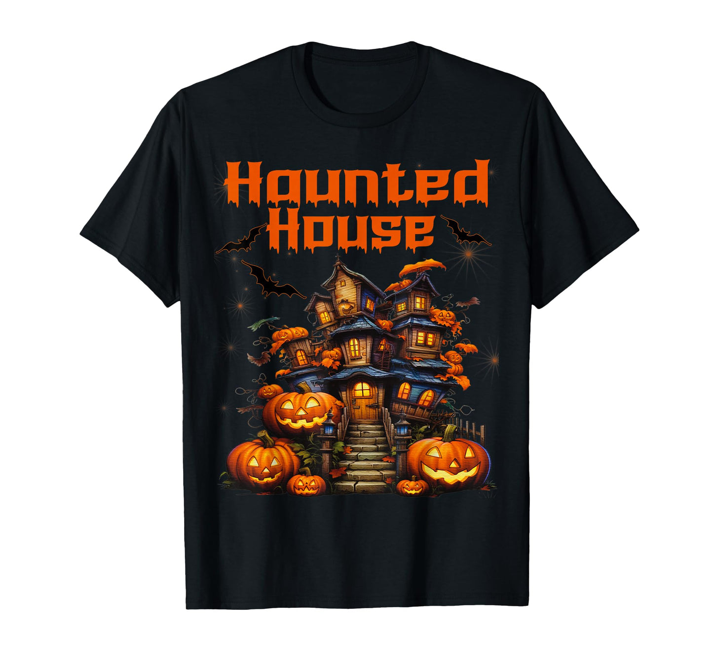 Halloween Haunted House .Halloween Witch House T-Shirt