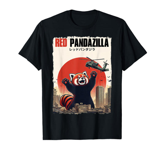Red Pandazilla Japanese Art Perfect Gifts Funny Red Panda T-Shirt