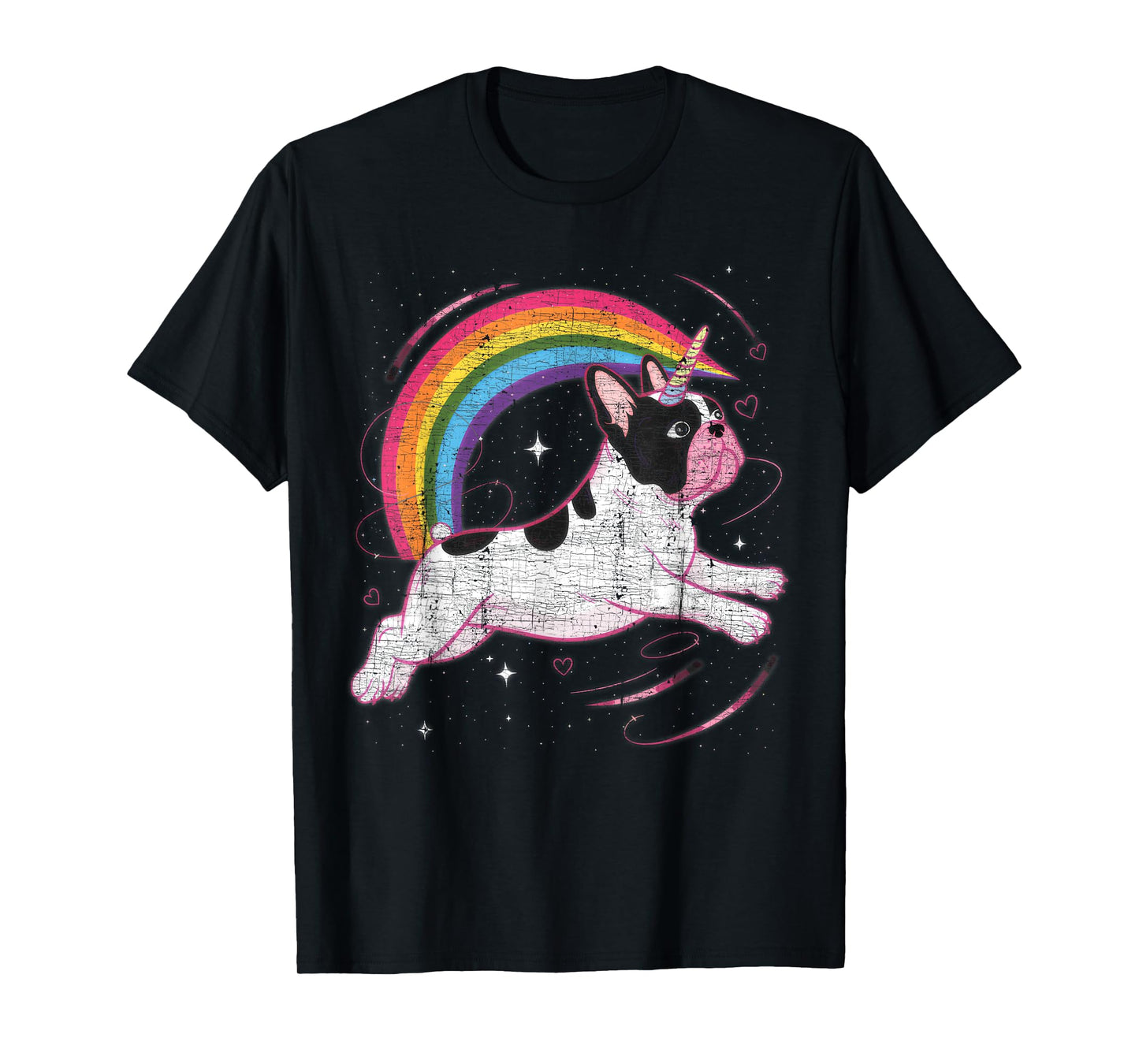 Retro French Bulldog T-Shirt for Men Women Kids