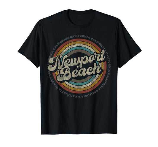 Newport Beach California CA City Summer vintage T-Shirt