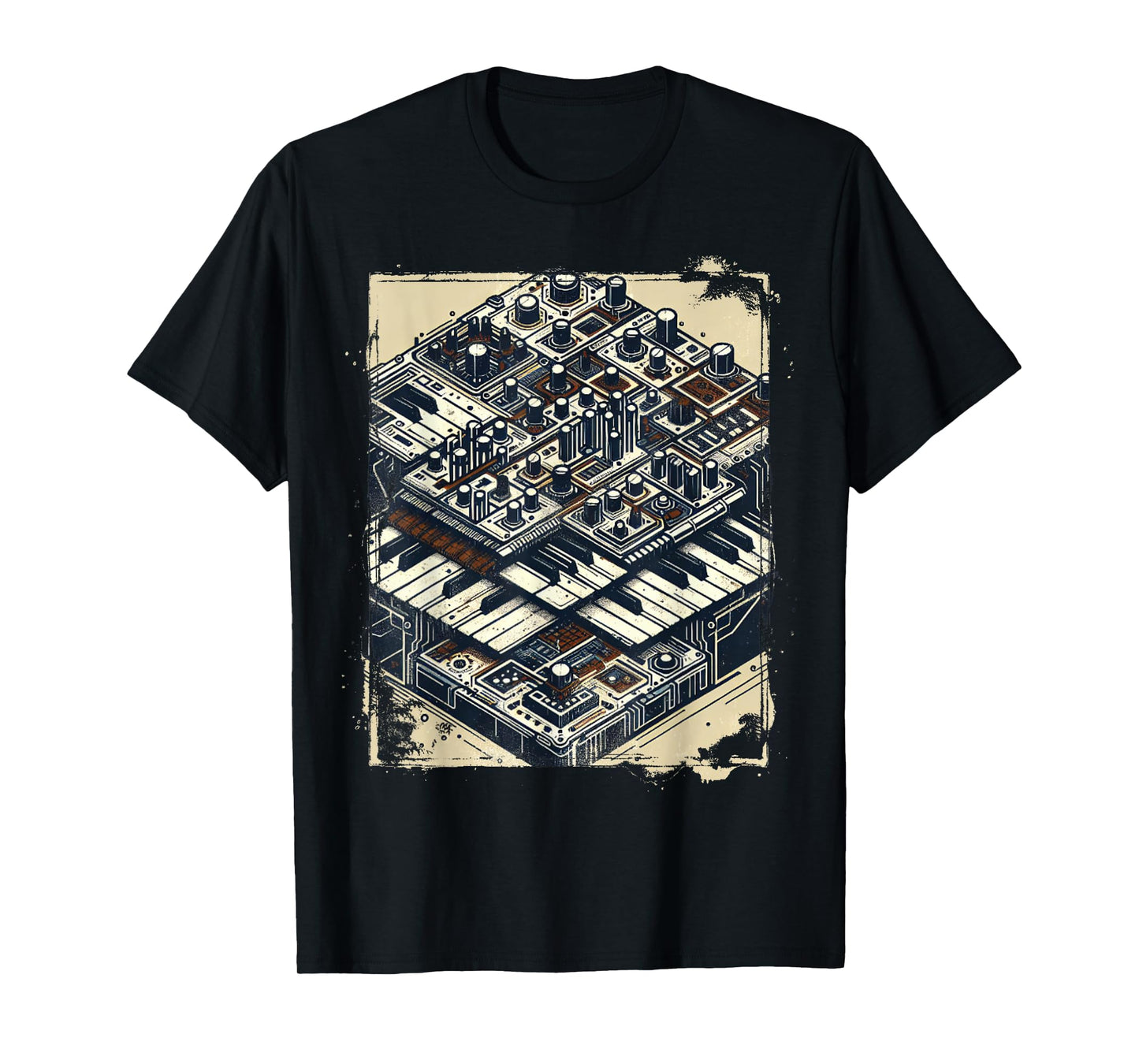 Cool Synthesizer 80s Vintage T-Shirt