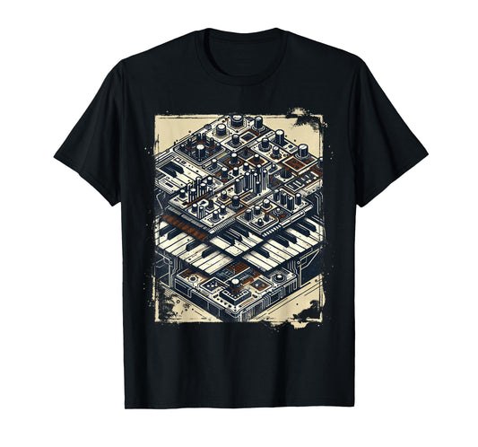 Cool Synthesizer 80s Vintage T-Shirt