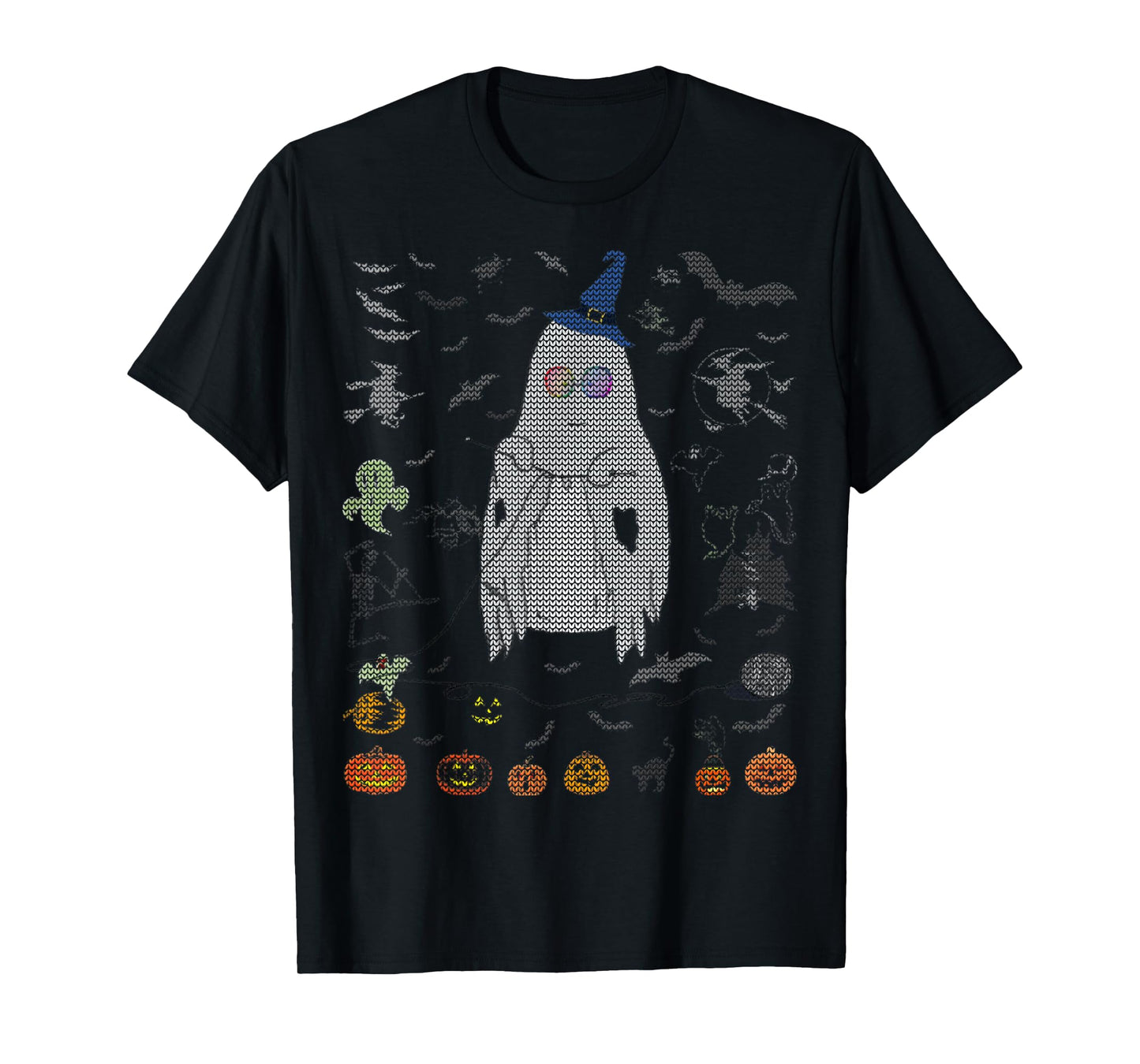 Cute Ghost Ugly Halloween Sweater Funny Halloween T-Shirt