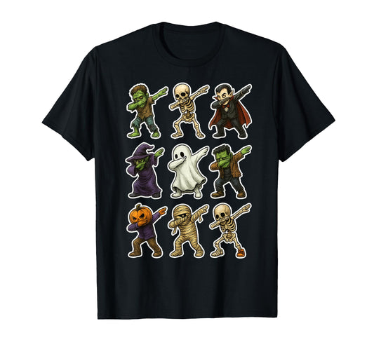 Cute Scary Monsters Halloween Party T-Shirt