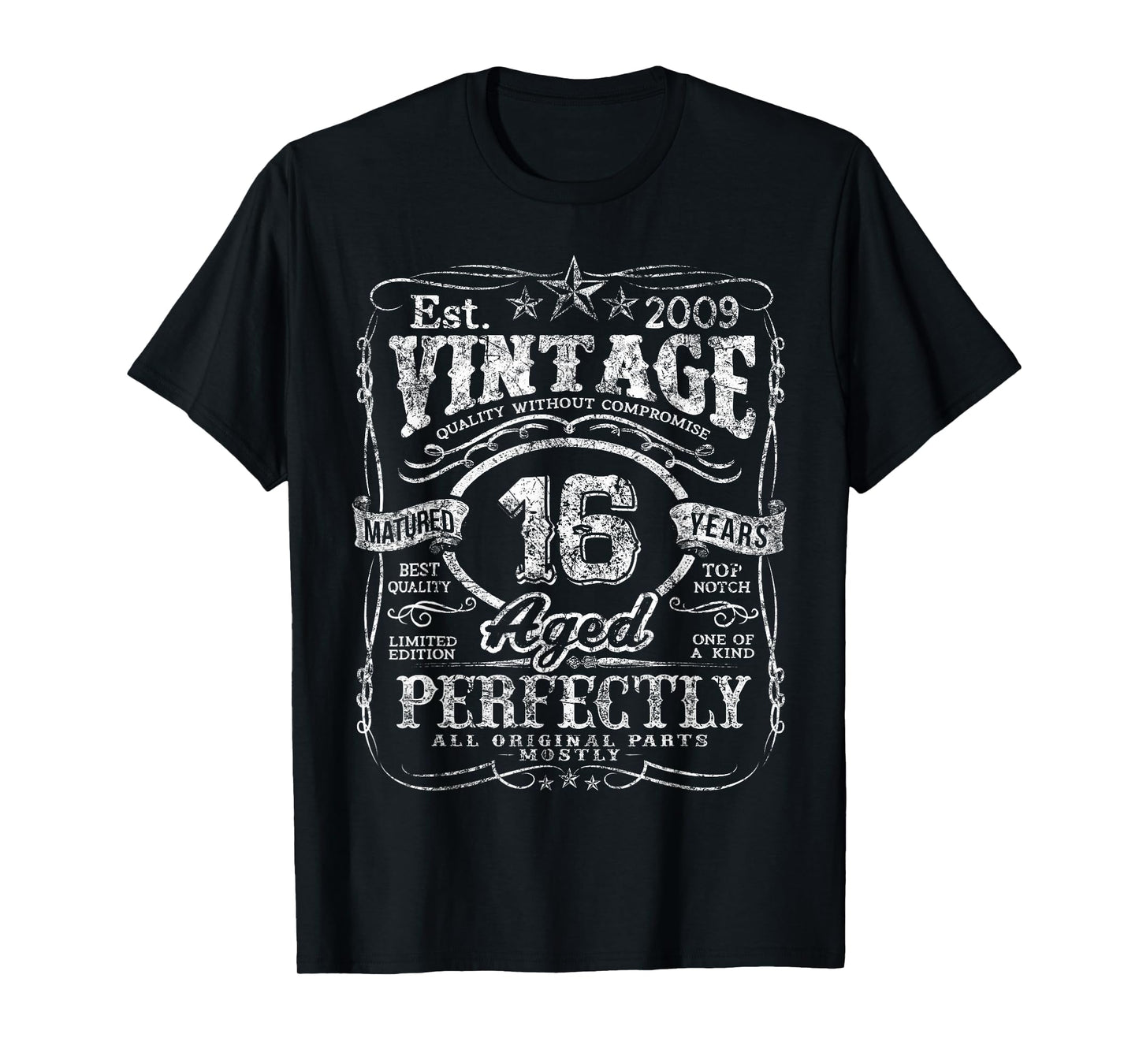 Vintage 2009 Limited Edition Shirt 16 year old 16th Birthday T-Shirt