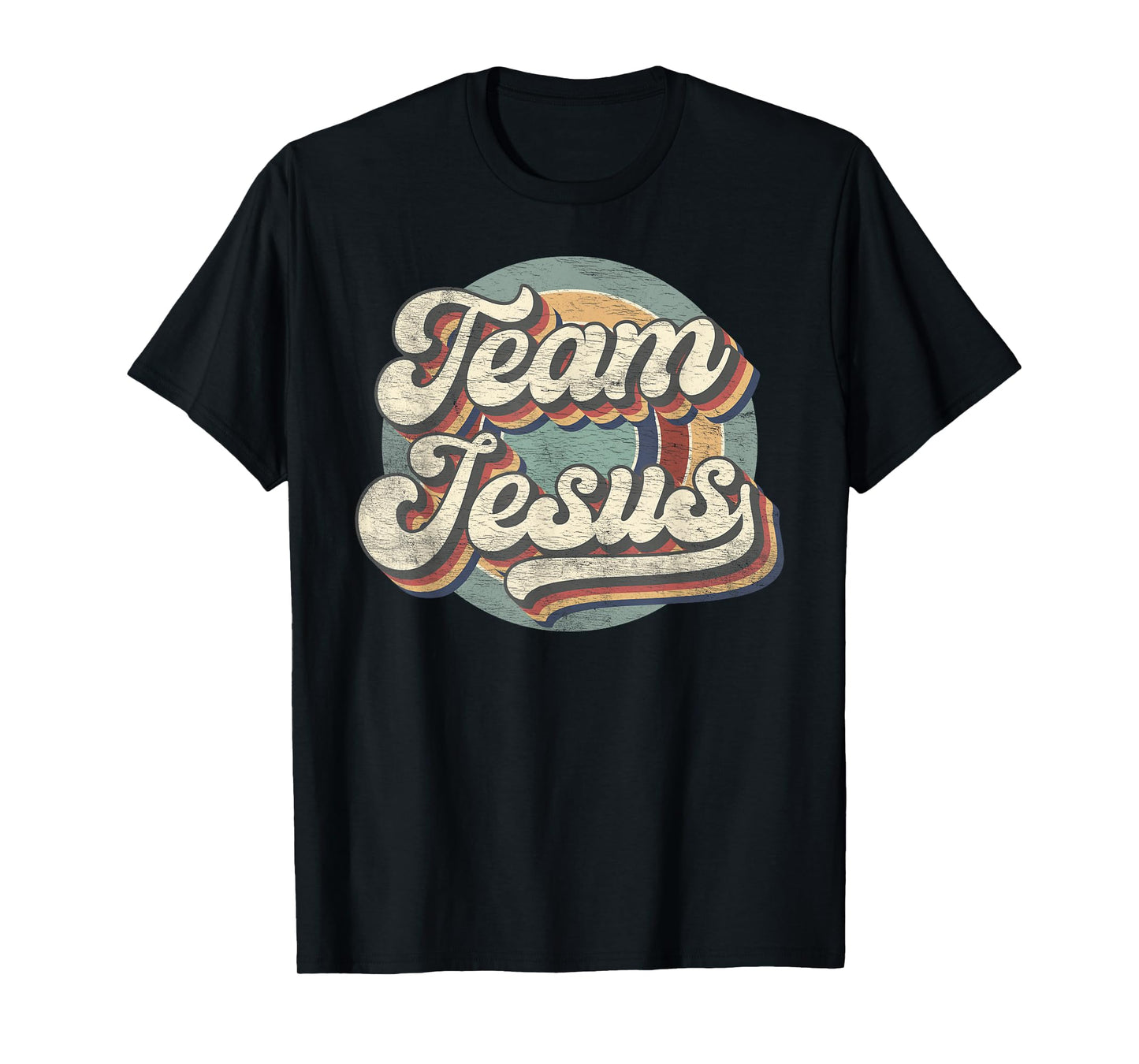 Retro Team Jesus Christian Bible Religious Mens Womens T-Shirt
