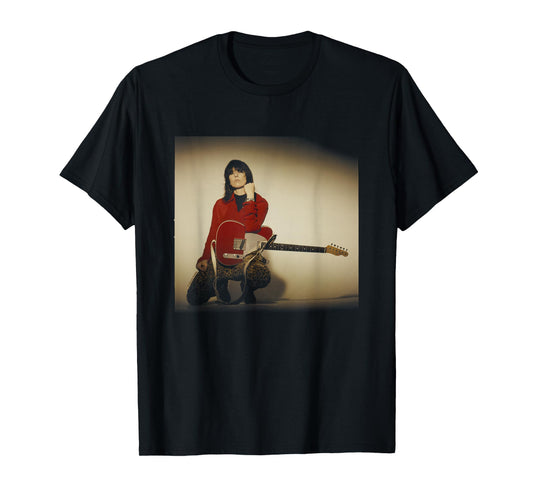 The Pretenders Chrissie Hynde Guitar Shoot By Simon Fowler T-Shirt