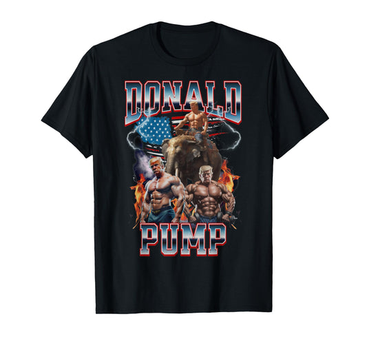 Donald Pump Trump Gym Pump Cover T-Shirt