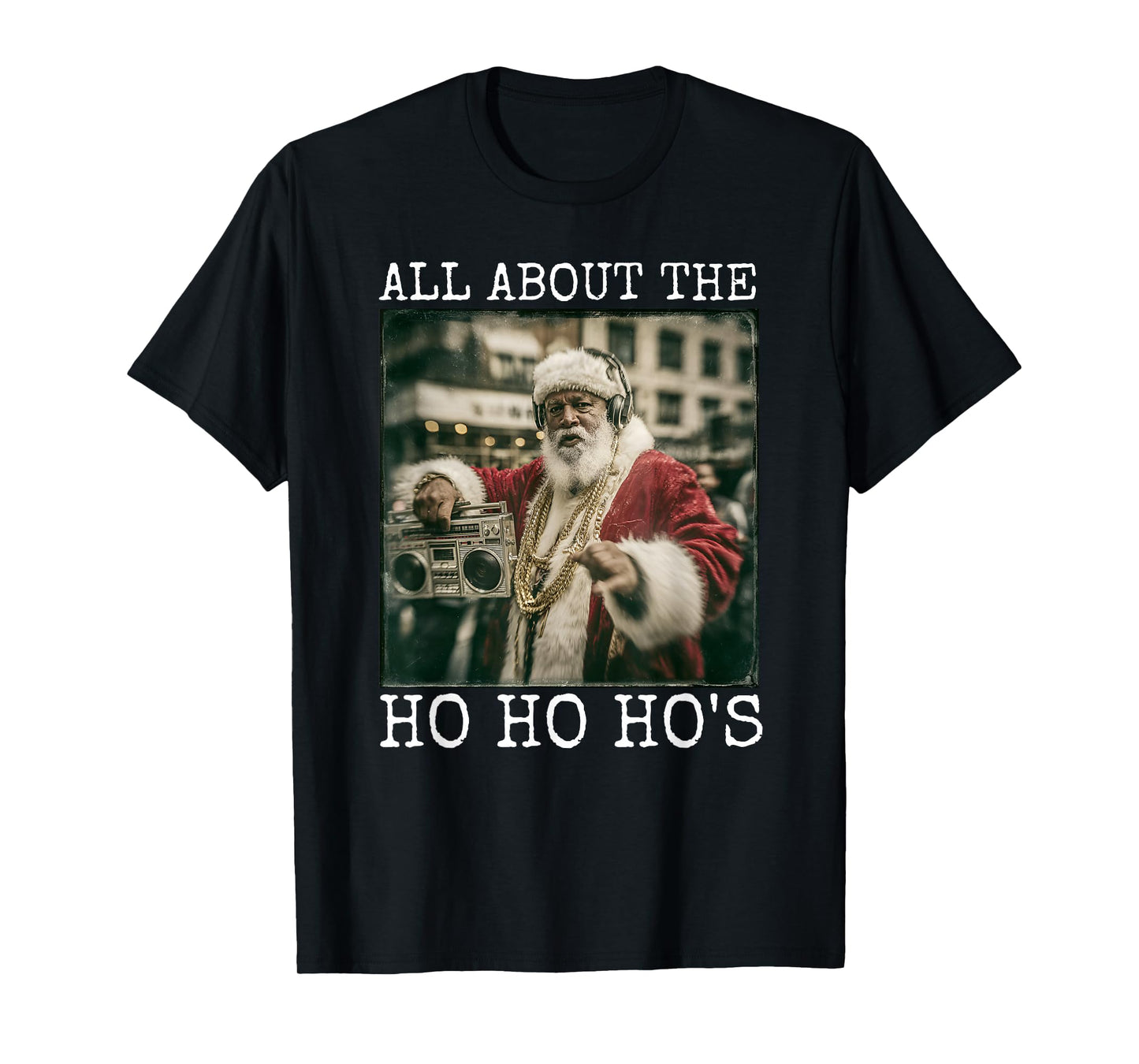 Funny African American Santa T-Shirt