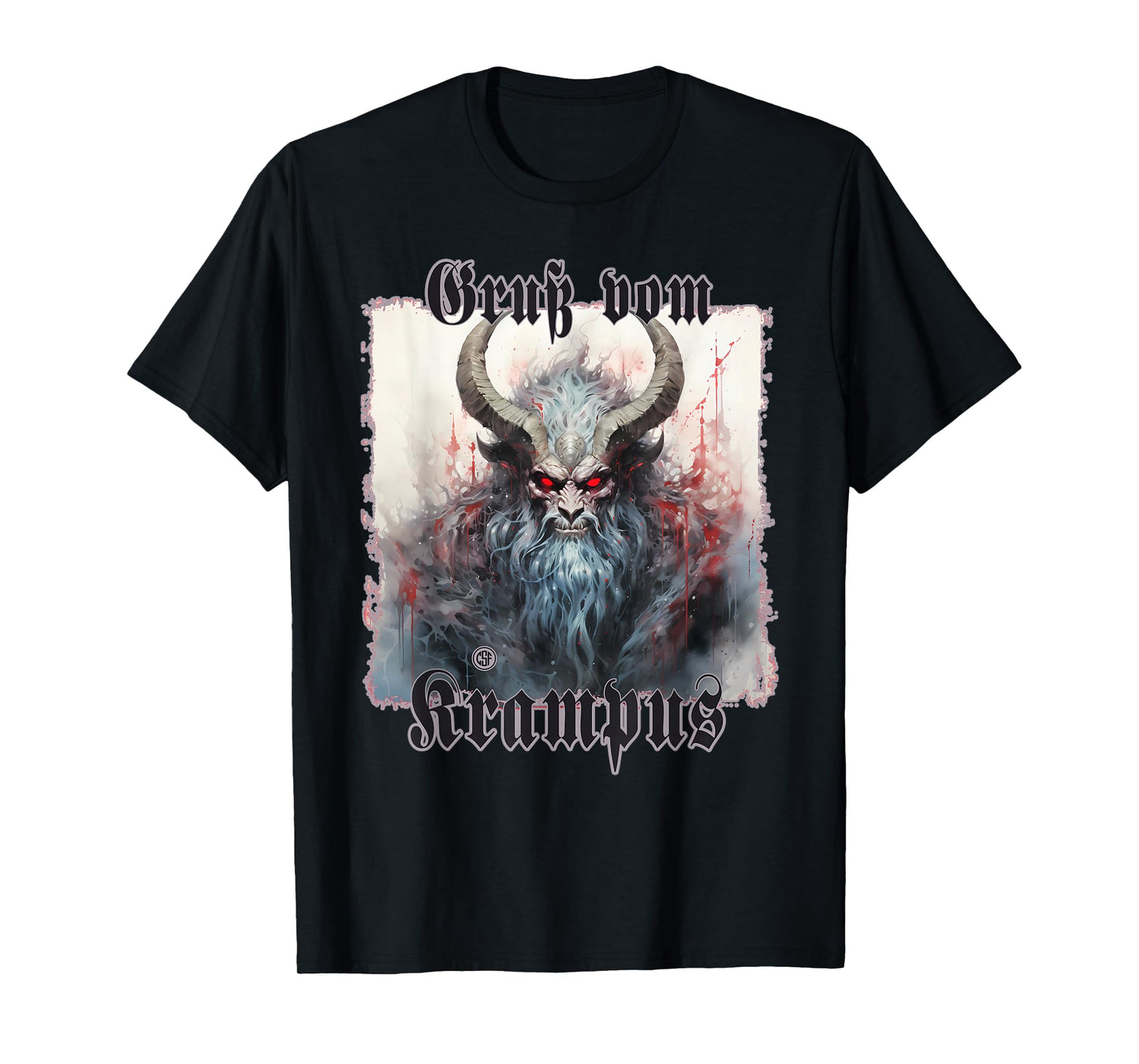 Greeting from Krampus Christmas Legend Figure T-Shirt