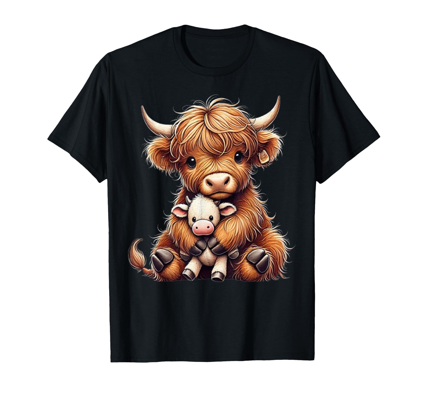 Highland cow design for farmers and highland cow T-Shirt