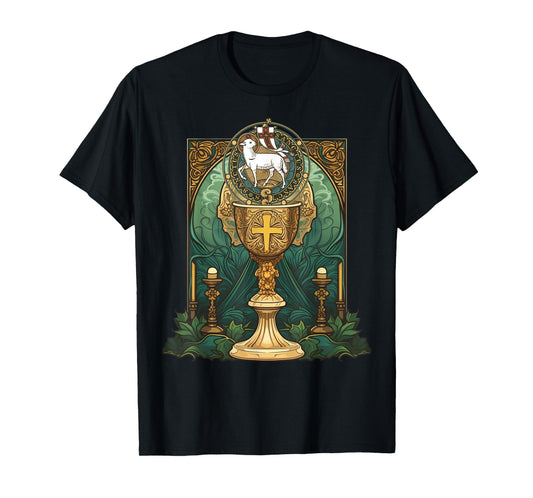 Agnus Dei Sanctus Traditional Latin Mass Catholic T-Shirt