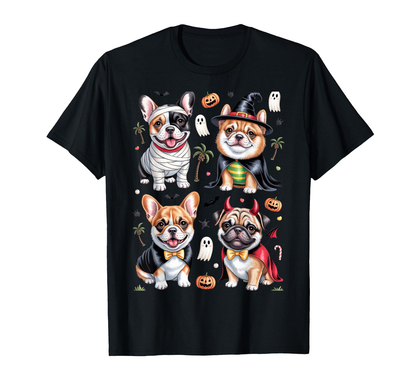 Cute Dog Costume Paw-Some Halloween Squad T-Shirt