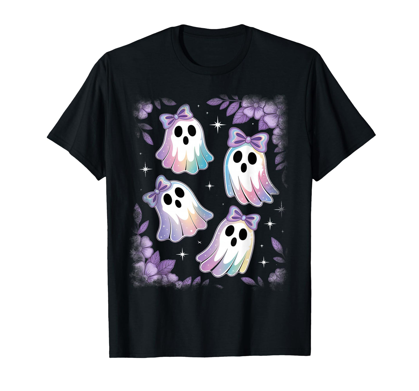 Amazing Spooky Creepy Halloween Glowing Boo Group T-Shirt