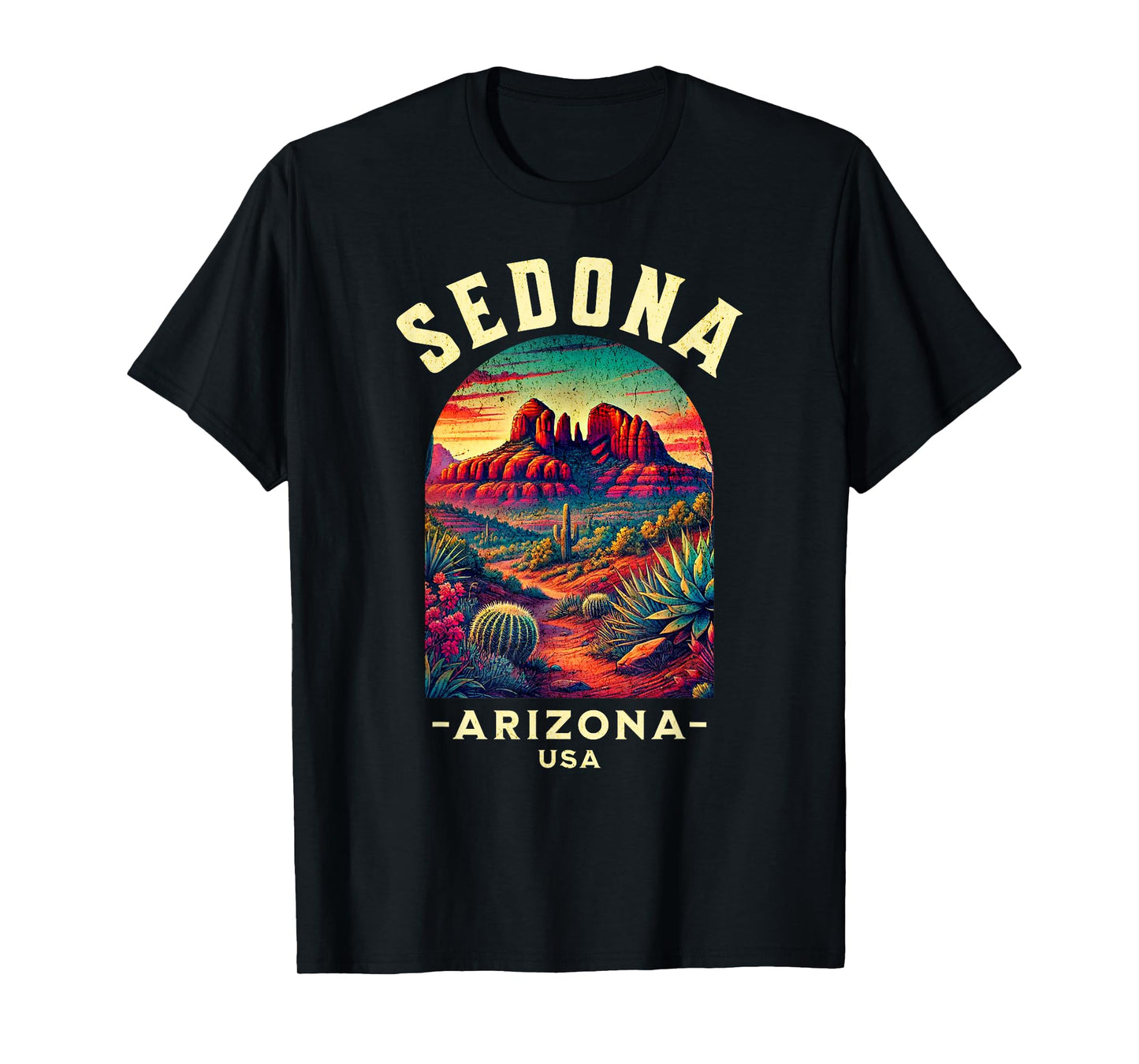 Sedona Arizona Sunset - Nature Lover USA T-Shirt