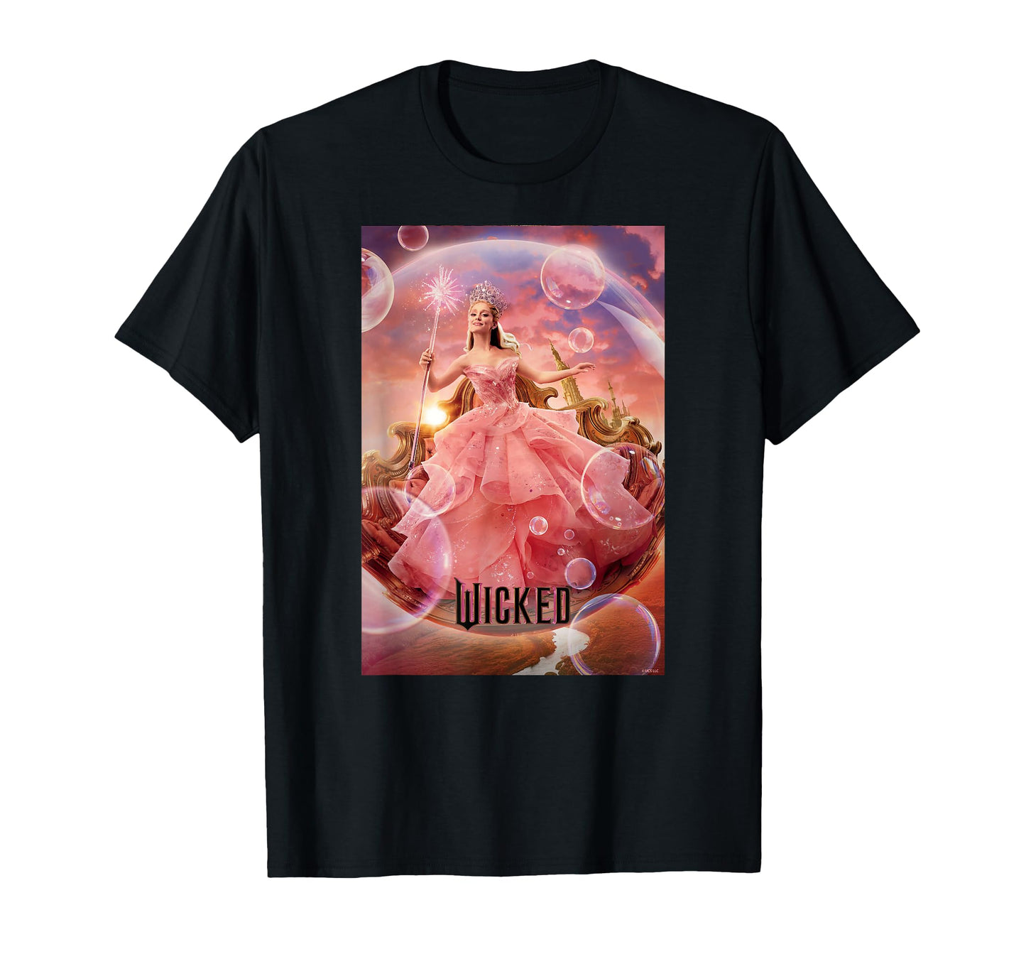Wicked Glinda Bubble Poster T-Shirt
