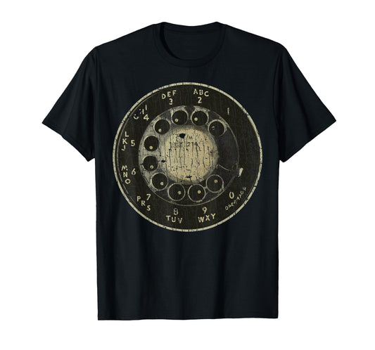 Retro Style Retro Vintage Rotary Dial Phone 60s Telephone T-Shirt