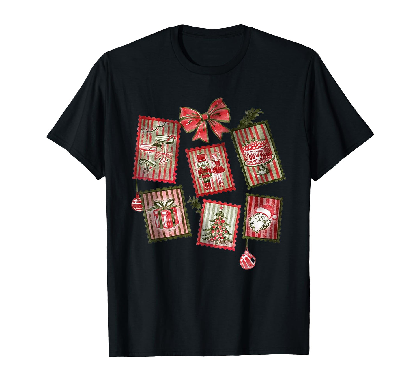 Vintage Whimsical Christmas Nutcracker Ballet Bachelorette T-Shirt