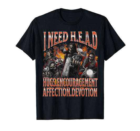 I Need Hugs Funny Hard Skeleton Meme Bootleg Graphic T-Shirt