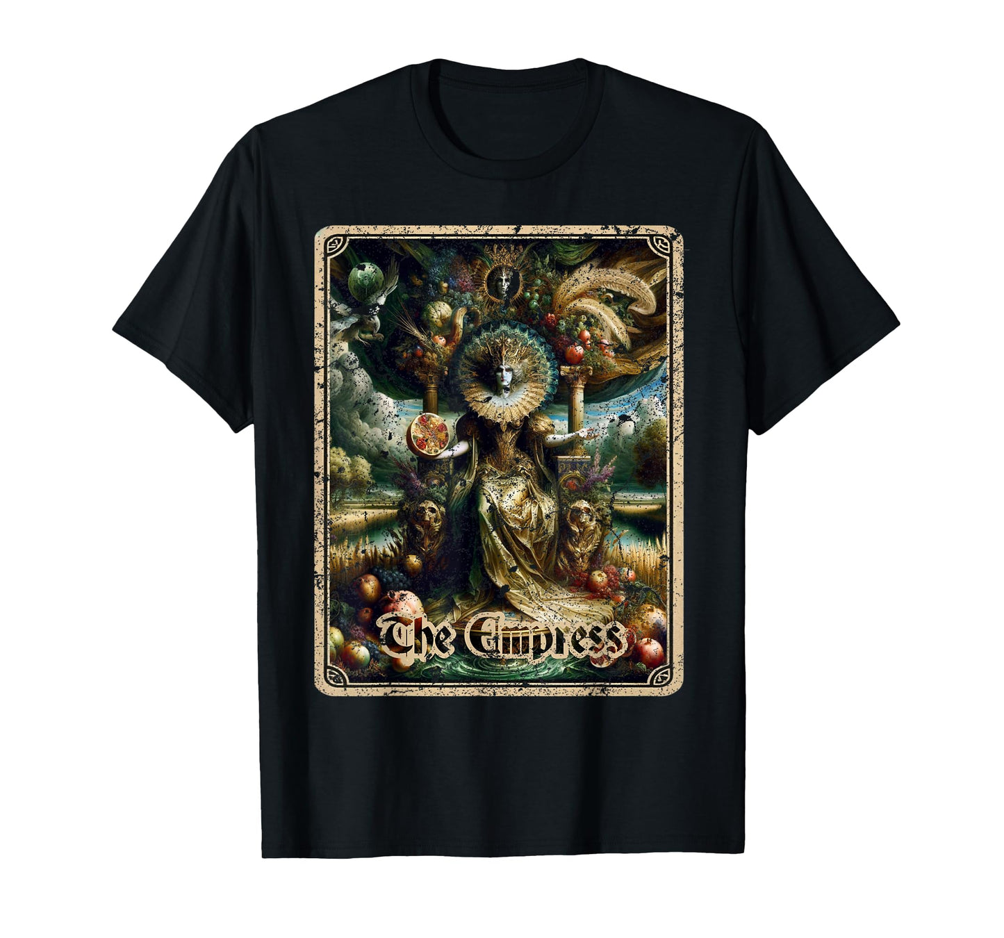 The Empress Tarot Card Goth T-Shirt