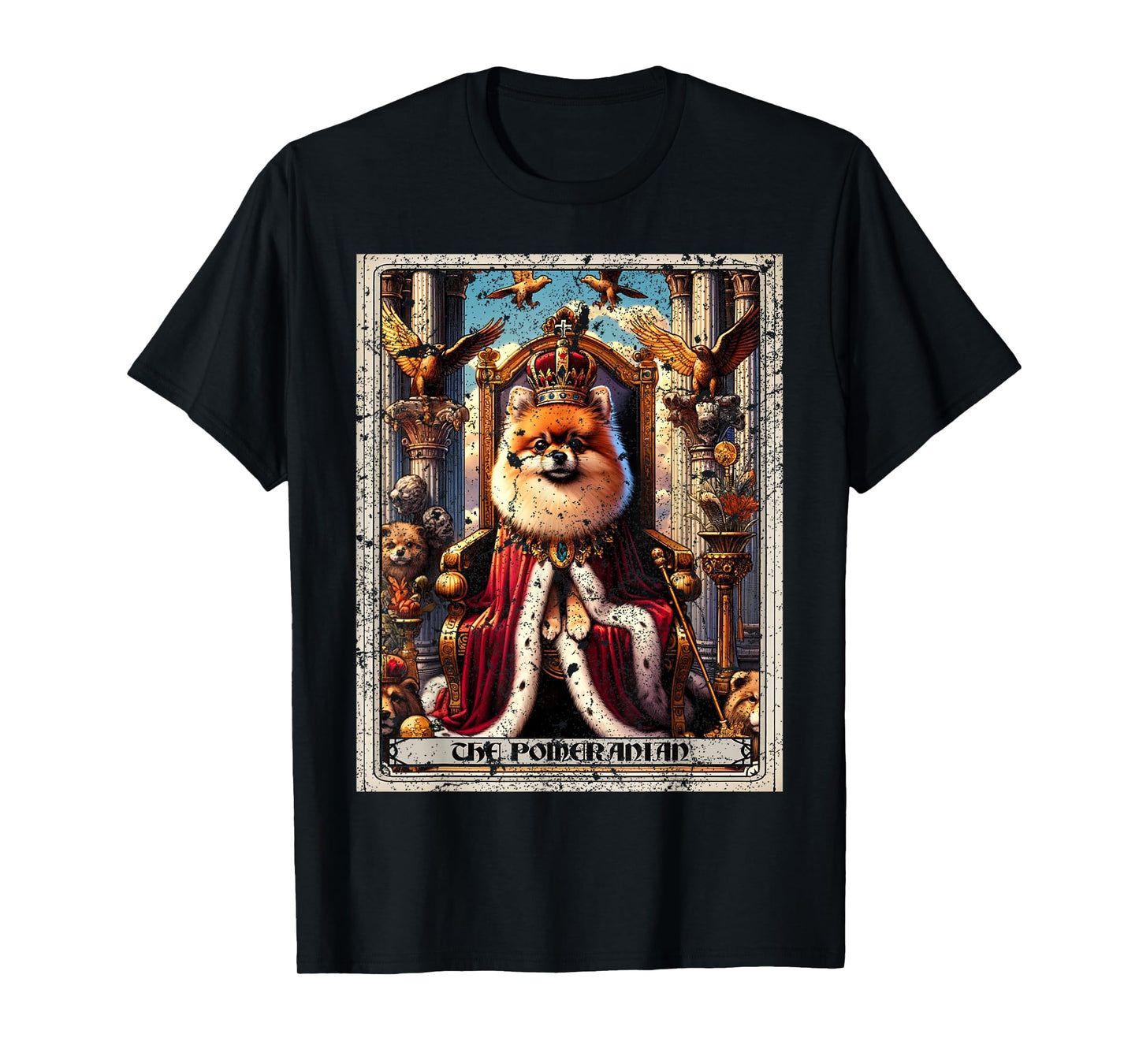 Pomeranian Tarot Card Dog T-Shirt